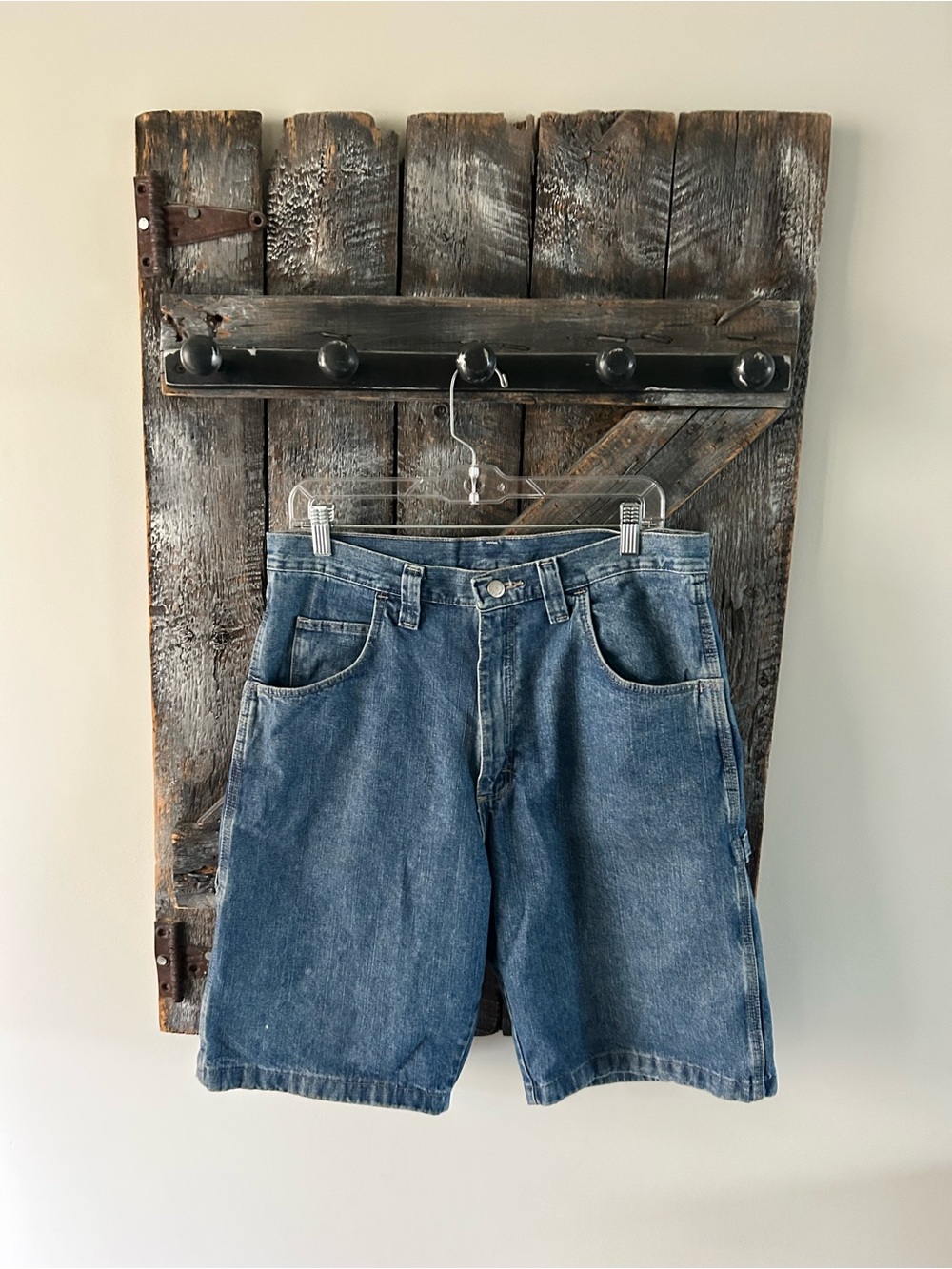 Men's Vintage Wrangler Denim Shorts - Blue